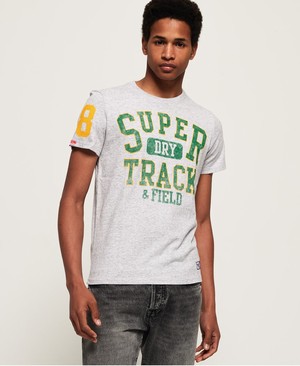 Superdry Track & Field Férfi Pólók Titán | BLPMD1307